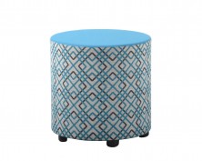 Sit Drum Ottoman. 450 Dia X 450 H. Any Fabric Colour